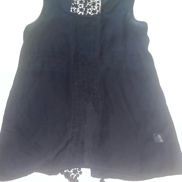 Fun 2 Fun / Stitch Fix sheer Black blouse, small - Picture 5 of 6